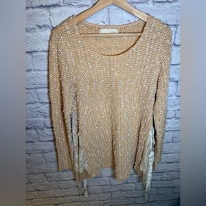 A’reve Women’s Knit Sweater Womens size large boho style